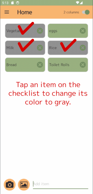 Checked Indication