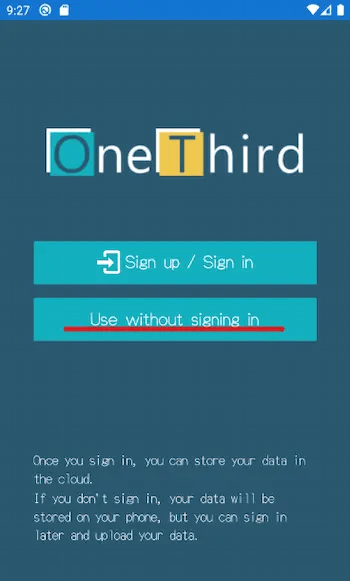 without sign in